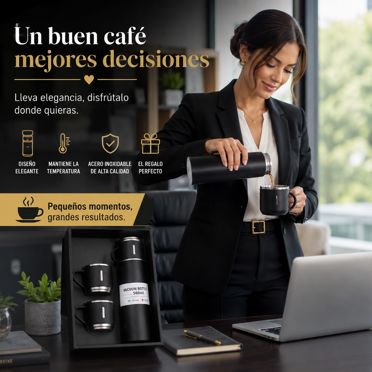 DEWAR BOTTLE CON 3 TAZAS
